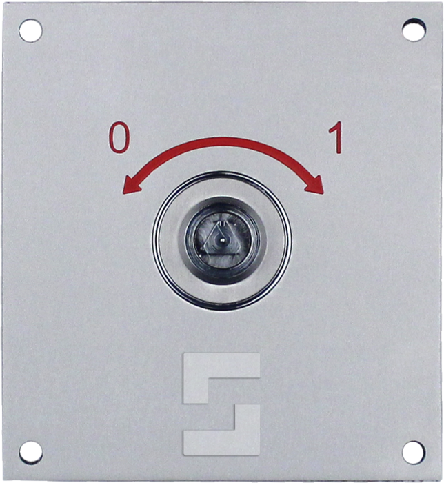 SafeLine SL6+ Fire-nøkkelbryter, innfelt montering (1)