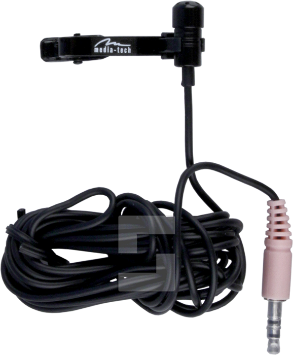 Ekstern mikrofon med kabel og clips (1)