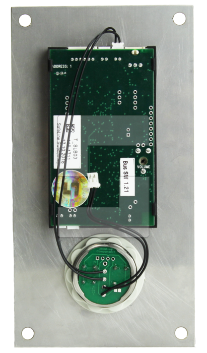 Talestasjon SafeLine SL6, innfelt montering med piktogramlinser og knapp med LED-lys. (2)