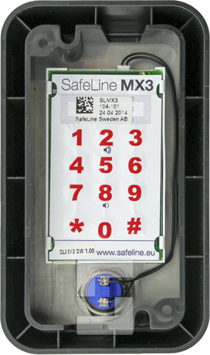 SafeLine MX3+ med nødalarmknapp (overflatemontert) (2)