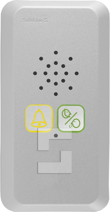SafeLine SL6 stemmestation, overflademontering med piktogrammer (1)