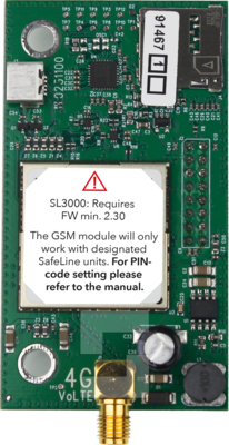 SafeLine TTR GSM/4G interfacekort
