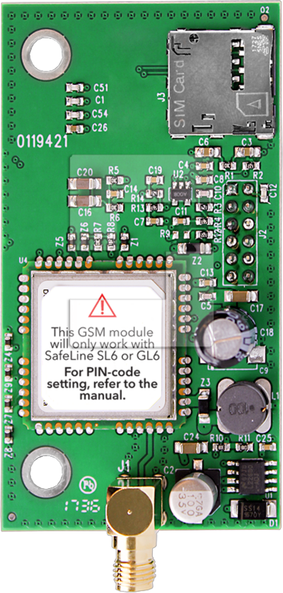 SafeLine SL6 GSM 2G-kort (1)