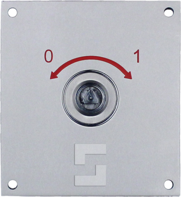 SafeLine SL6+ Fire-nøkkelbryter, innfelt montering (1)