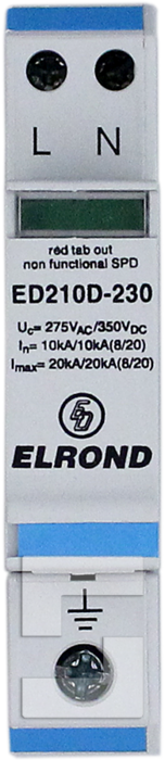 ED210, overspanningsbeveiliging voor 230 V (1)