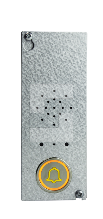 SL6- taleenhed til taget af elevatorstolen/skakten, med LED-belyst knap