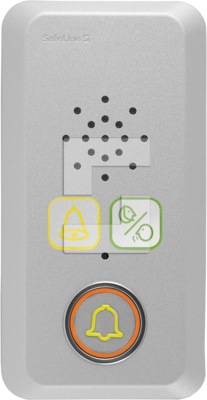 SL6 talestasjon – overflatemontert design med piktogrammer og knapp (1)