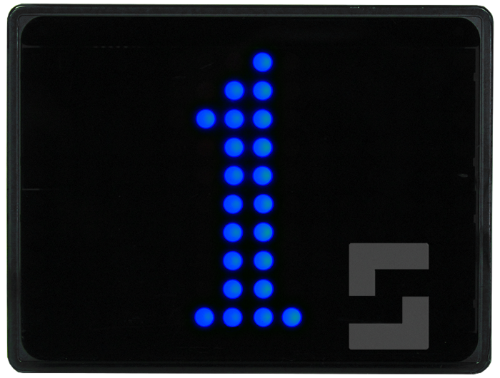 Etageindikator FD4 (Blåt display) (1)