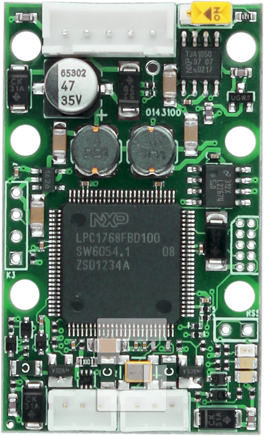 CAN board, 2 in-/outputs, JST connector