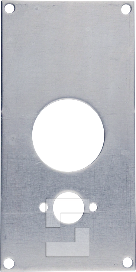 Montageplatte für den Austausch von OTIS REM5-Geräten
