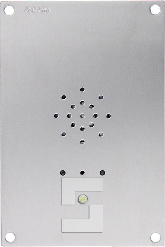 SL6-elevatorstolenhed, indfældet med nød-LED