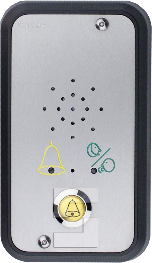 SafeLine SL6 voice station, surface mounting with LED pictograms & alarm button