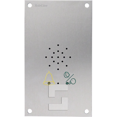 SafeLine MX2, flush mounting with LED pictograms