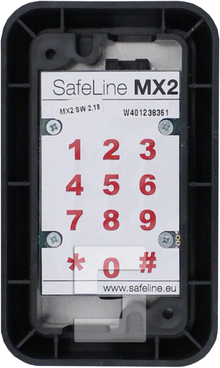 SafeLine MX2, surface mounting with LED pictograms