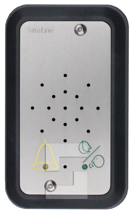SafeLine MX2, utanpåliggande montering med LED-piktogram