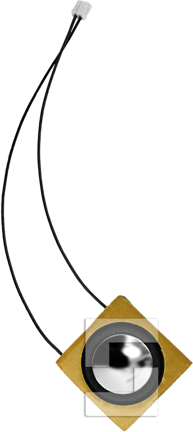 Lautsprecher, 34×34, JST 2 PIN/2 mm, 150 mm