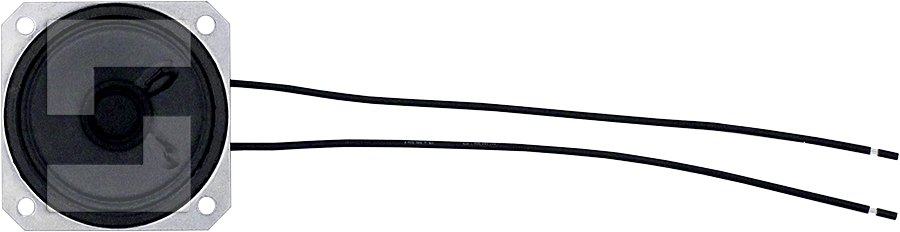 Högtalare för ankomstsignal, 50x50 mm, 150 mm, öppen
