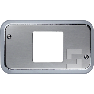 SafeLine VV3 chromed frame for surface mounting