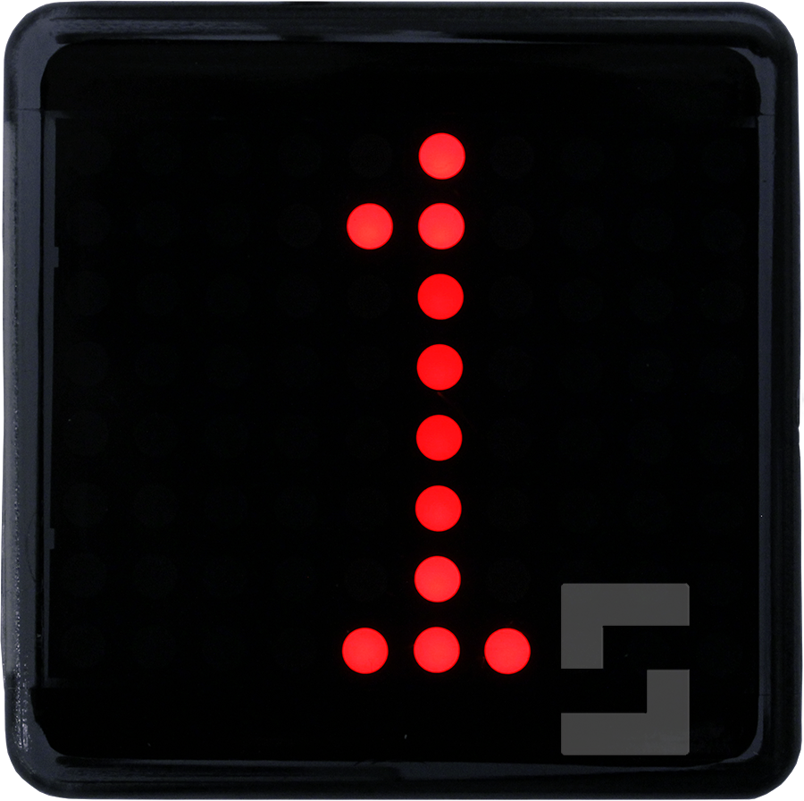 Etageindikator VV3 (Rødt display)