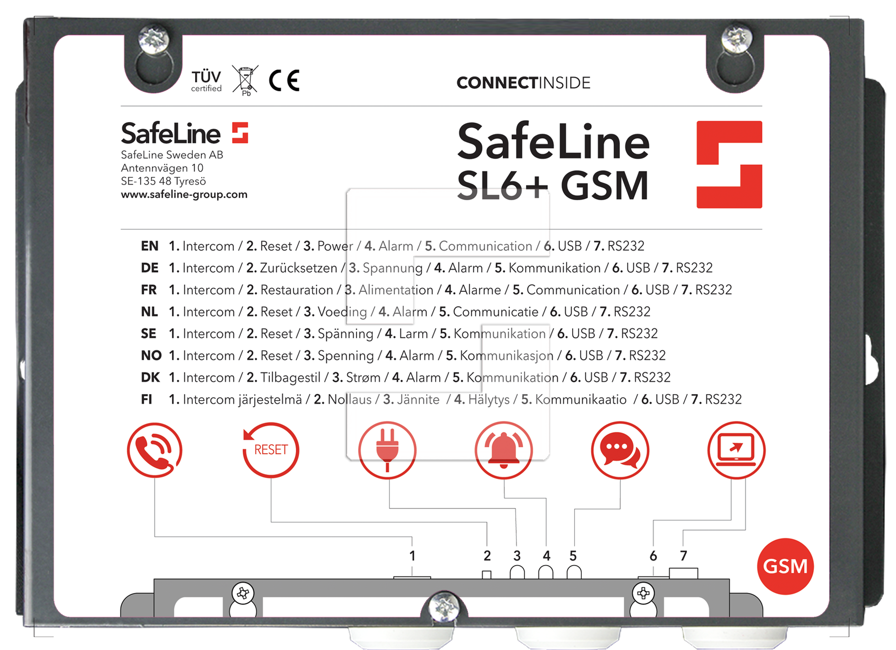 SafeLine SL6+ GSM 2G