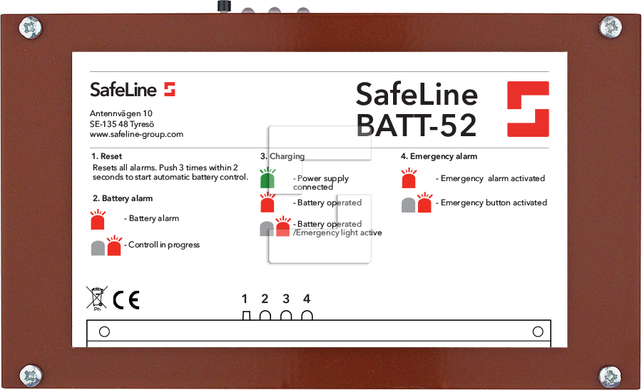 SafeLine Batt-52 nödaggregat