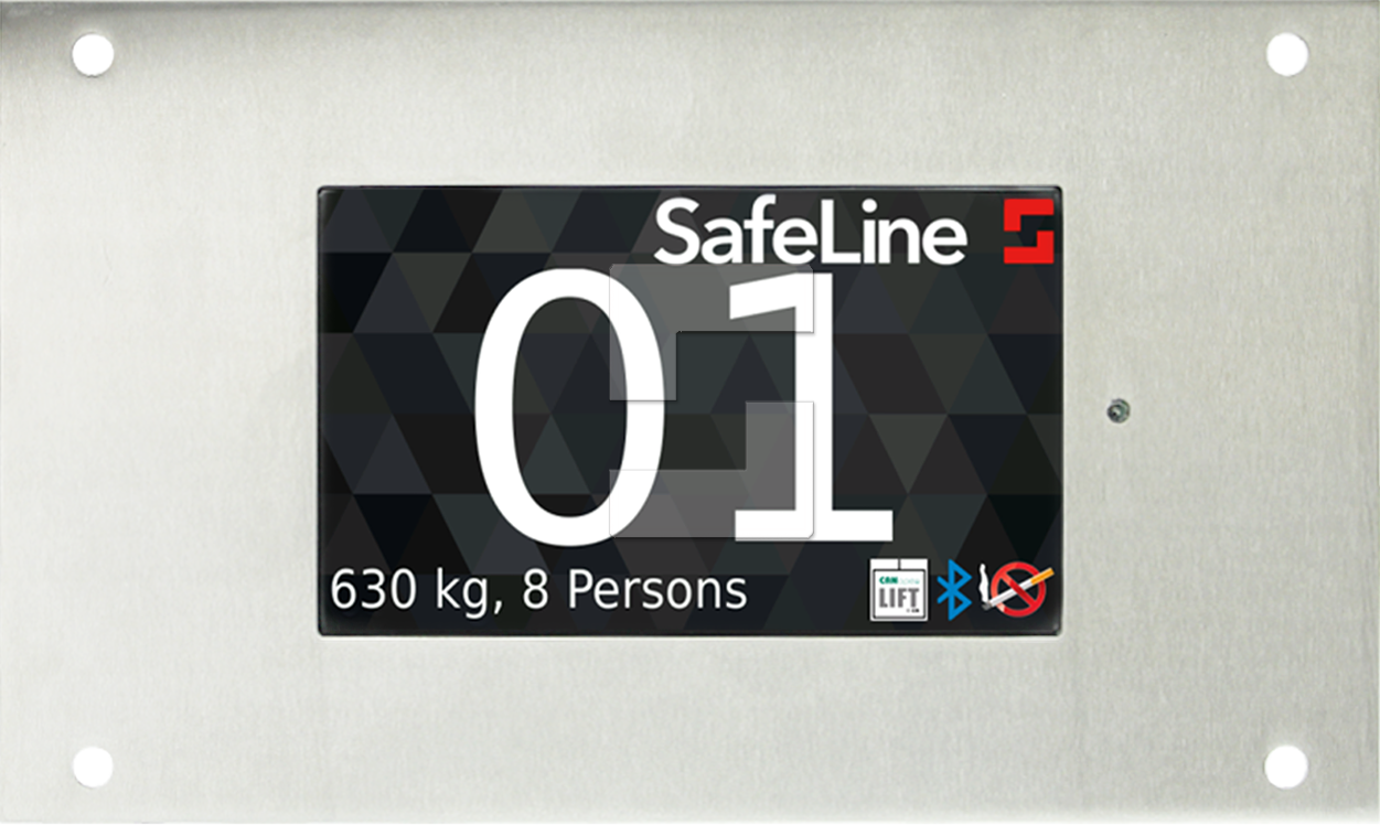 SafeLine LEO 5" TFT, innfelt montering