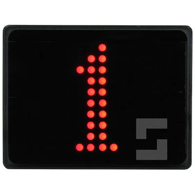 Etasjeindikator FD4-CAN (Rødt display)