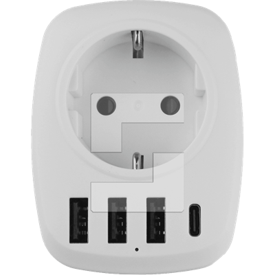 Wall socket adapter, type E