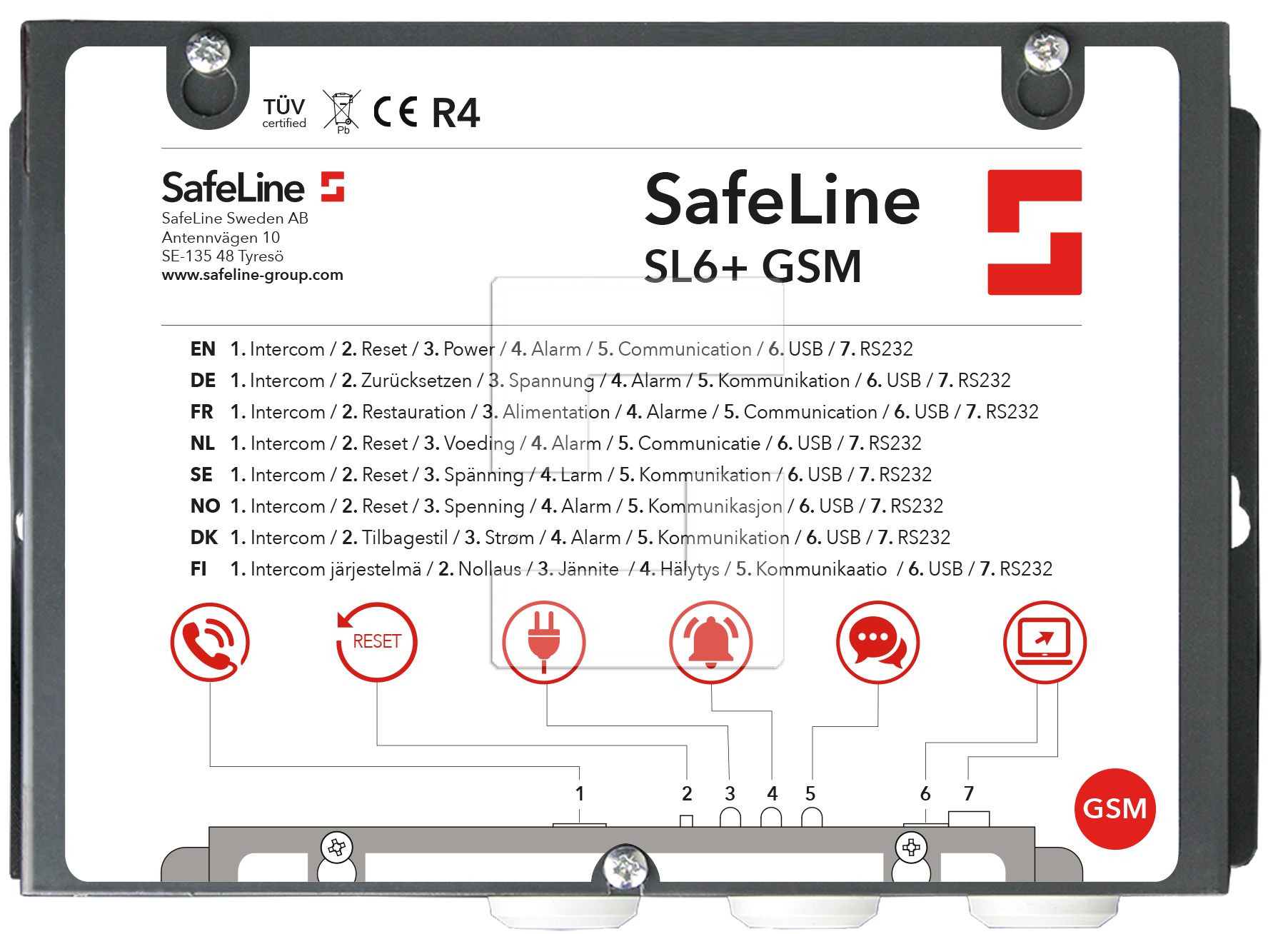 SafeLine SL6+ GSM 2G