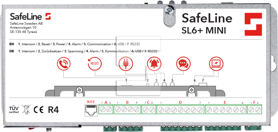 SafeLine SL6+ MINI PSTN