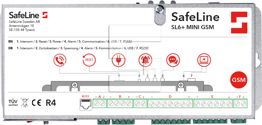 SafeLine SL6+ MINI GSM 2G