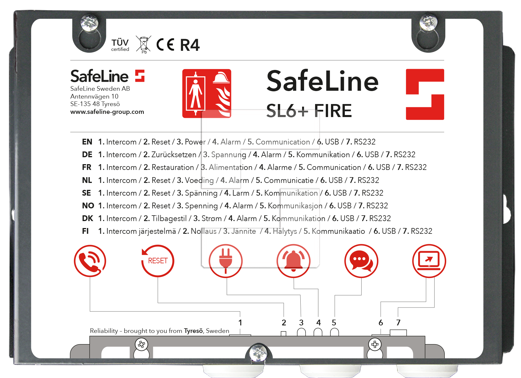 SafeLine SL6+ FIRE