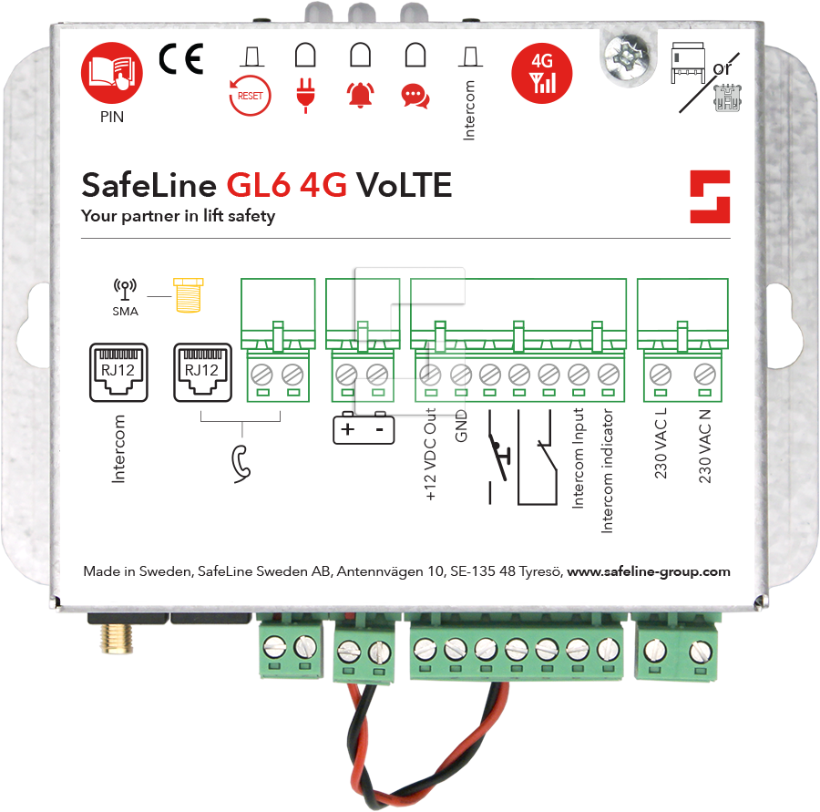 SafeLine GL6 GSM Gateway 4G VoLTE
