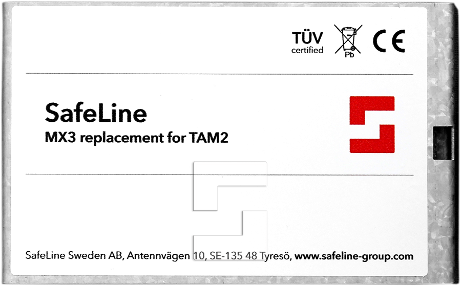Utskiftning TAM2 SafeLine MX3