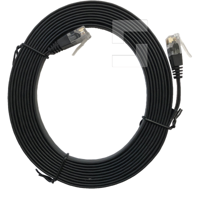 Flat modular cable, with RJ45 connection, 3000 mm
