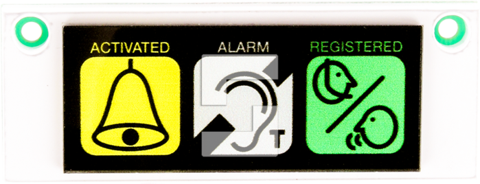 Windcrest pictogram with hearing loop