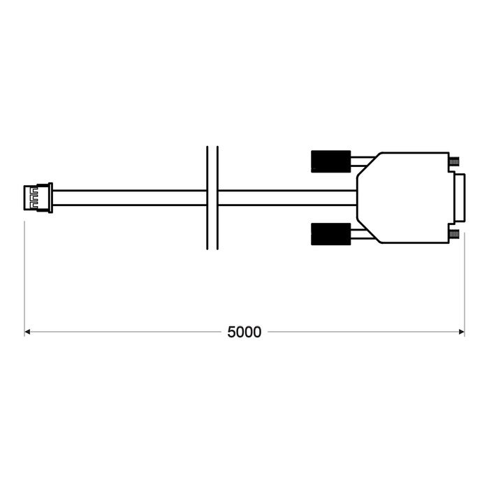 Programmeringskabel 5 meter. (2)