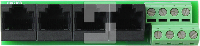 Adapter RJ45 (x4) naar schroefklem (1)