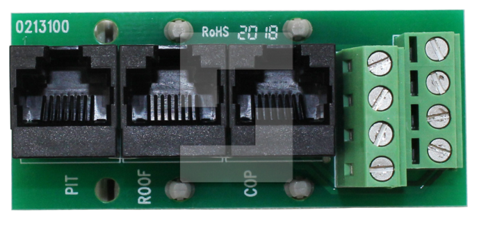 Adapter RJ45 (x3) to screw terminal