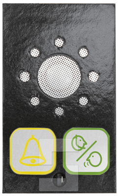 SL6:n ääniasema – piktogrammien linssien kanssa COP-asennettu