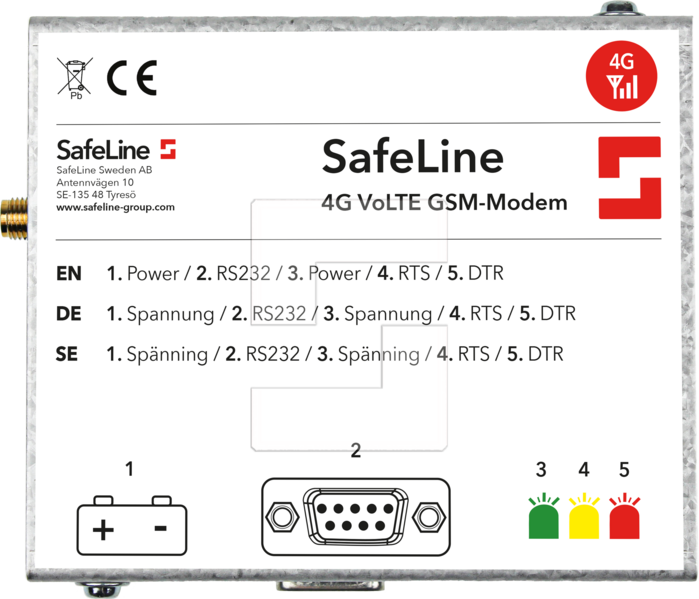 SafeLine SLCC GSM modem 4G