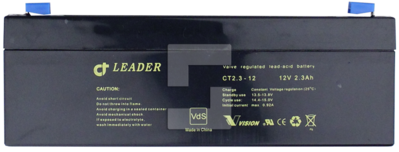 Batteri:12 V, 2,3 Ah