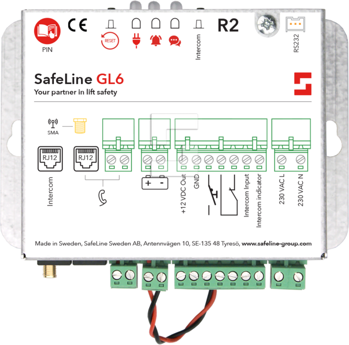SafeLine GL6 GSM 2G gateway