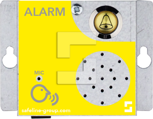 Puheyksikkö, integroitu hätäpainike, mikrofoni ja kaiutin pinta-asennukseen (1)