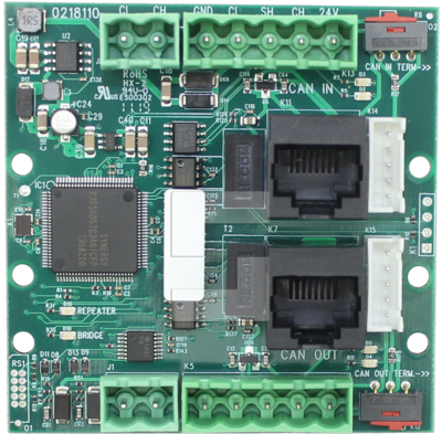 SafeLine CAN Bridge, repeater board