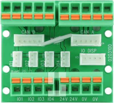 CANopen-Lift connection board, 6 in-/outputs
