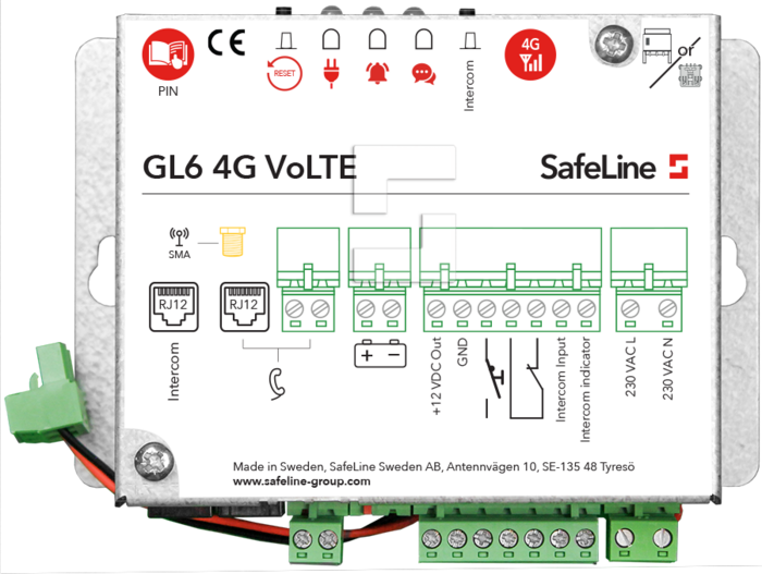 SafeLine GL6 GSM Gateway 4G VoLTE