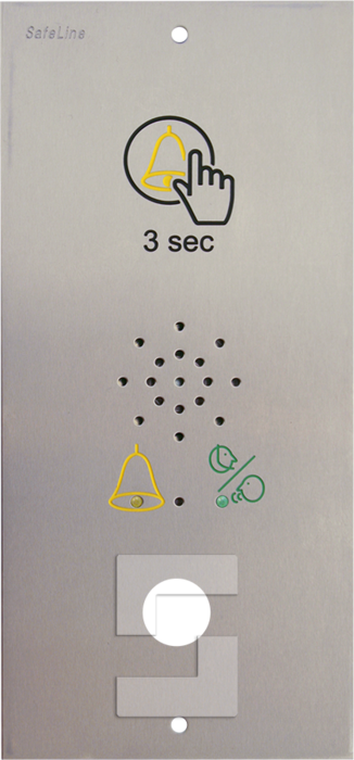 Windcrest replacement plate, with hole for button (1)