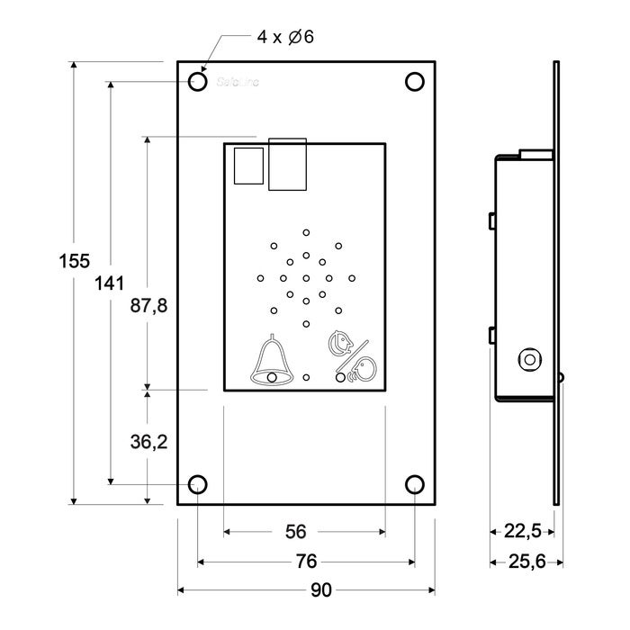 SafeLine MX2 med piktogrammer (innfelt) (3)