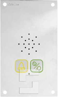 SL6-talestasjon – skjult montering med piktogramlinser (1)